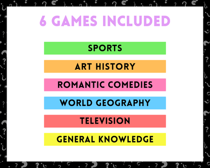 Pub Trivia Party Game Bundle (Volume 5)