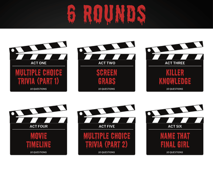 Horror Movie Trivia Digital Game