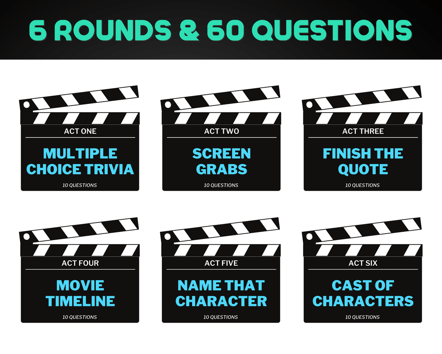 80's Movie Trivia Digital Game