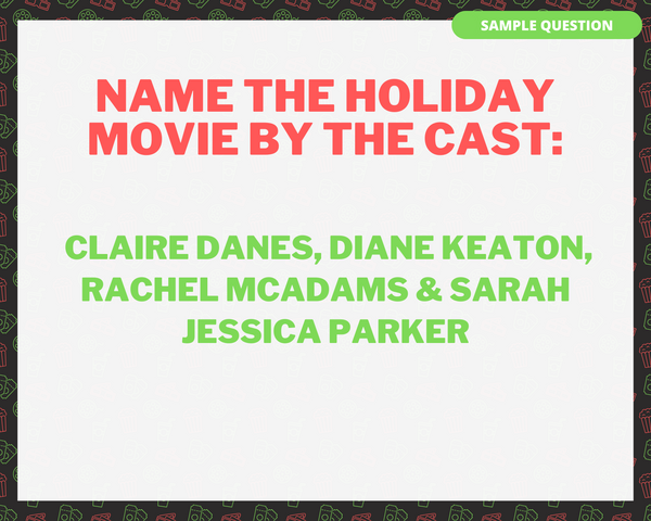 HOLIDAY MOVIE TRIVIA PRINTABLE GAME