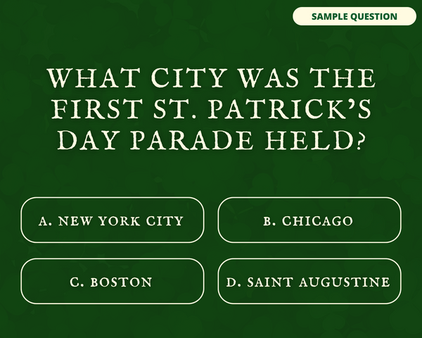 ST. PATRICK'S DAY TRIVIA DIGITAL GAME