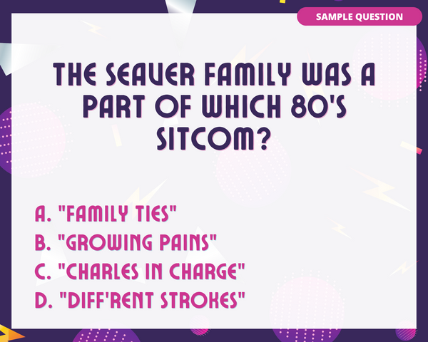 AWESOME 80'S PRINTABLE TRIVIA GAME