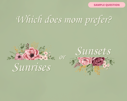 MOTHER'S DAY DIGITAL PARTY GAME
