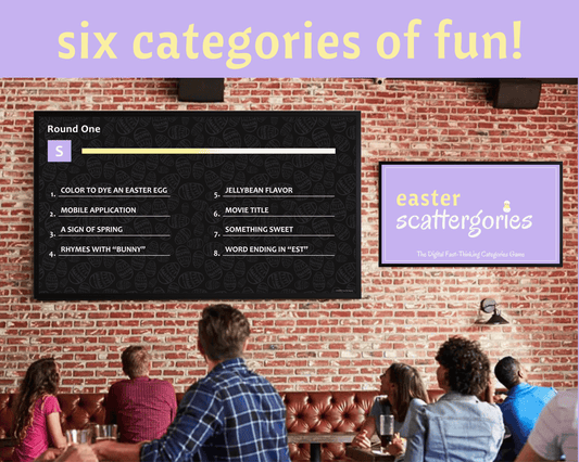 Easter Scattergories Digital Party Game