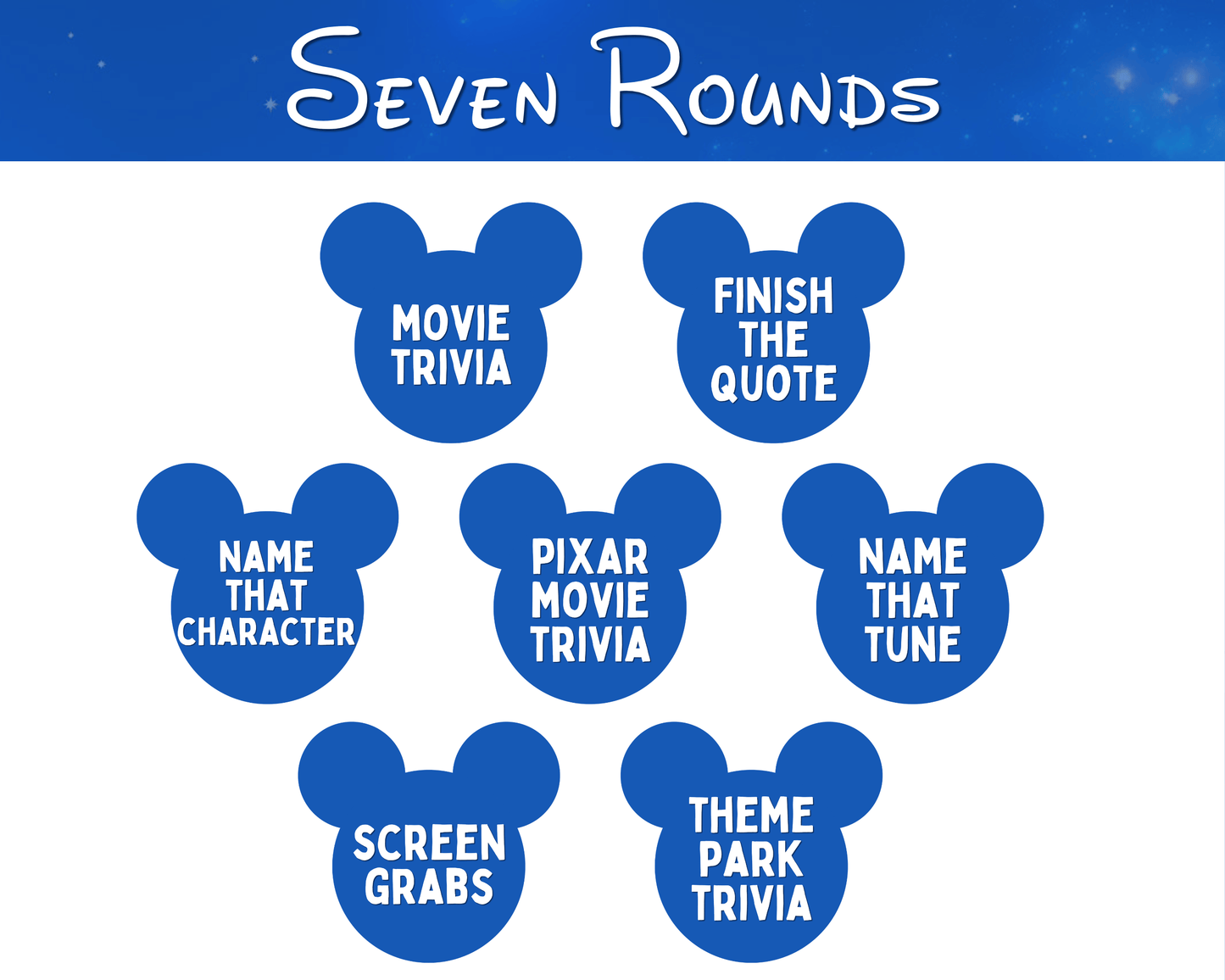 Disney Trivia Digital Party Game