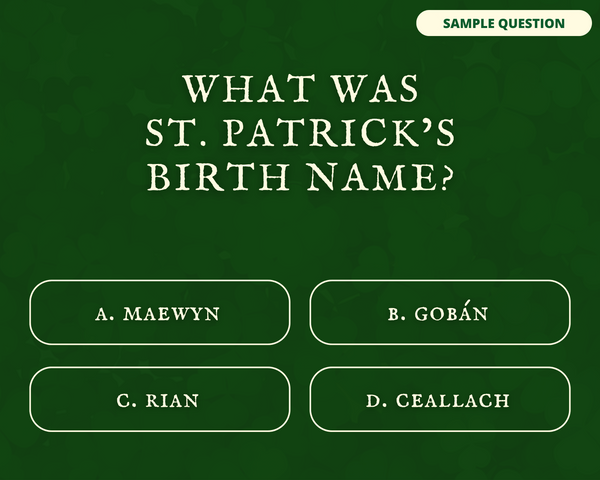 ST. PATRICK'S DAY TRIVIA DIGITAL GAME