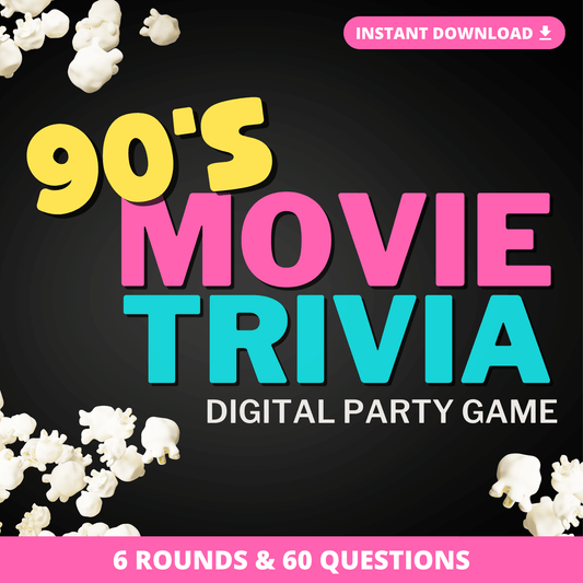 90's Movie Trivia Digital Game