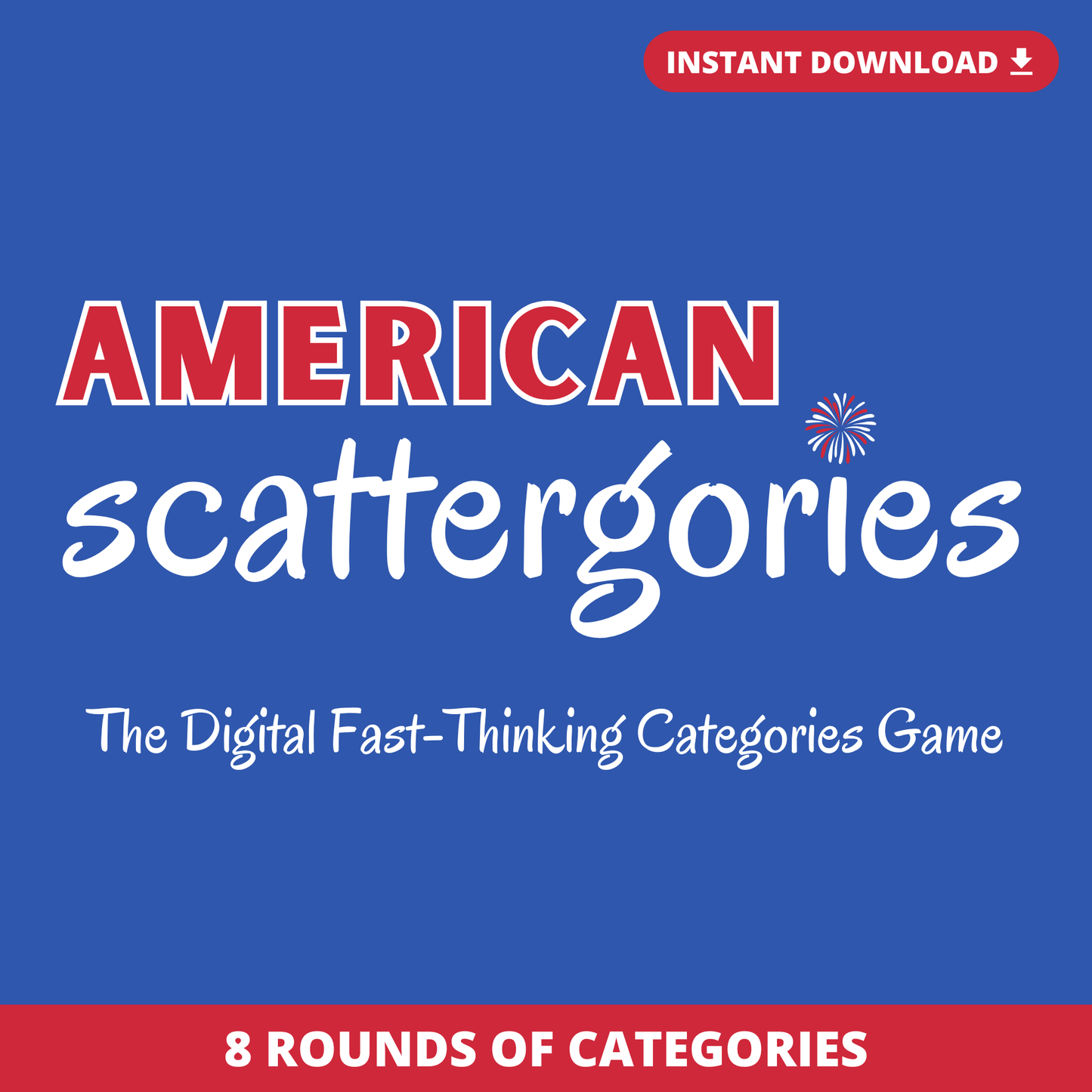 American Scattergories Digital Game