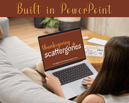 Thanksgiving Scattergories Digital Game