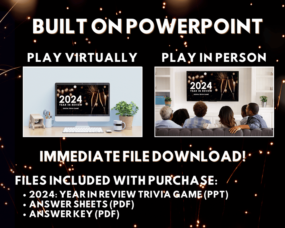 2024 Year in Review Digital Trivia Game – Trivia Fox Games