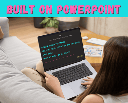 Finish the 90's Lyrics Digital Trivia Game