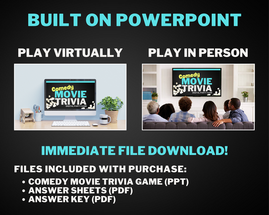 COMEDY MOVIE TRIVIA DIGITAL GAME