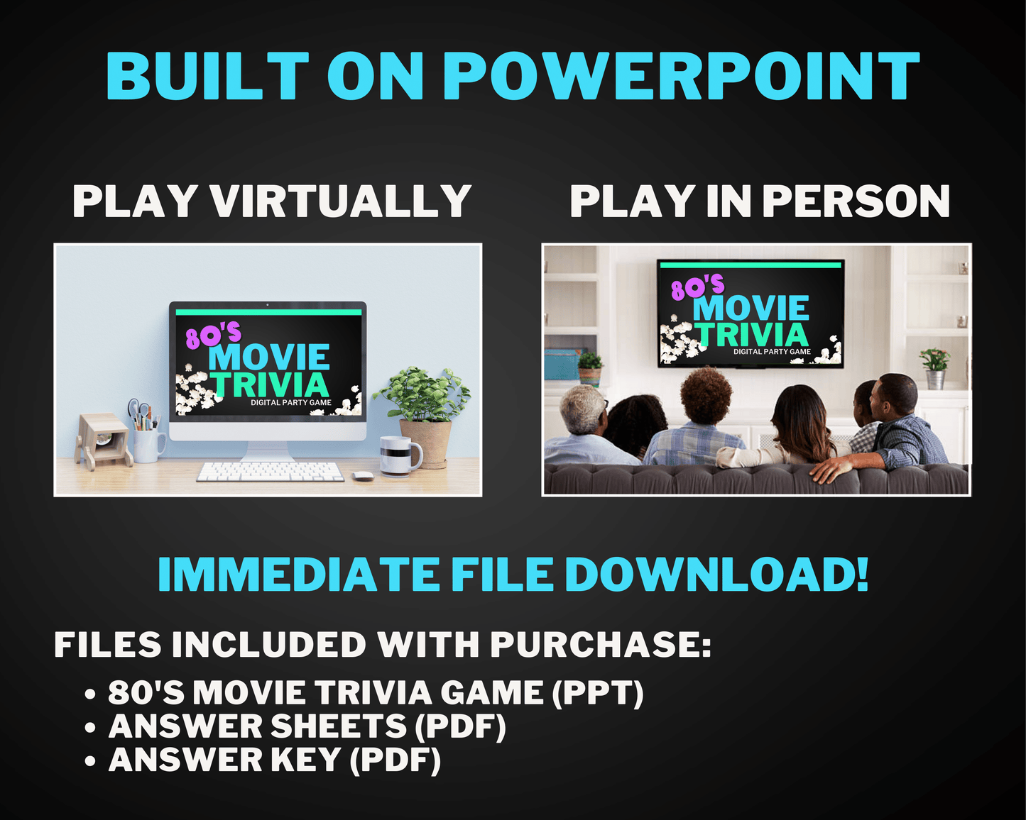 80'S MOVIE TRIVIA DIGITAL GAME