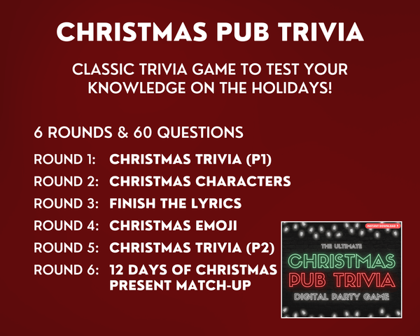 CHRISTMAS TRIVIA GAME BUNDLE PACK