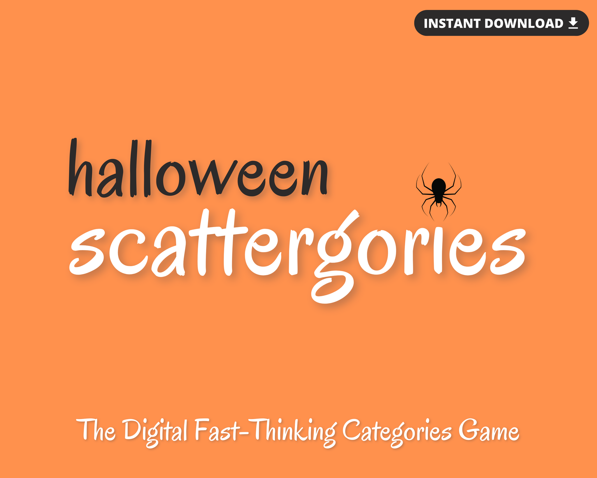 HALLOWEEN SCATTERGORIES DIGITAL GAME