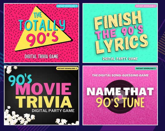 90'S PARTY GAME BUNDLE