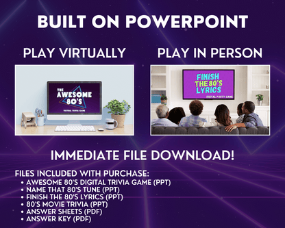 80'S PARTY GAME BUNDLE