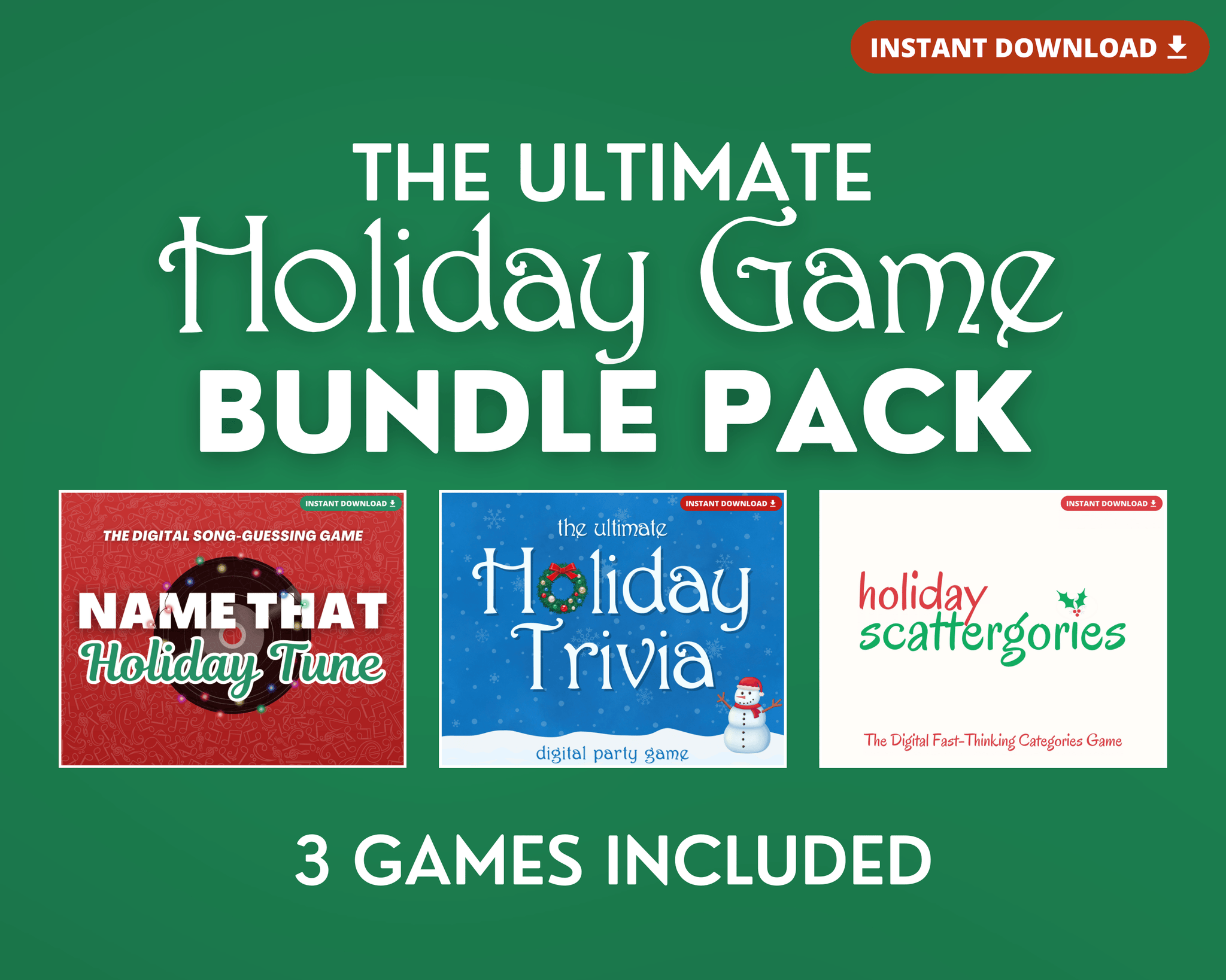 HOLIDAY TRIVIA GAME BUNDLE PACK