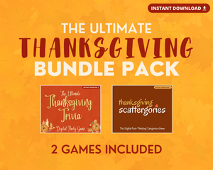 THANKSGIVING TRIVIA GAME BUNDLE PACK