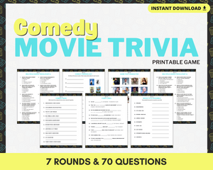 COMEDY MOVIE TRIVIA PRINTABLE GAME