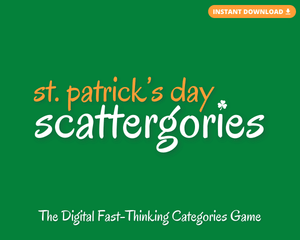 ST. PATRICK'S DAY SCATTERGORIES DIGITAL GAME