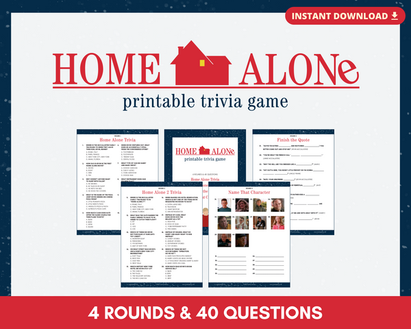 HOME ALONE TRIVIA PRINTABLE GAME