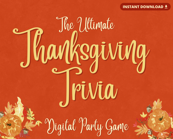 THANKSGIVING TRIVIA DIGITAL GAME