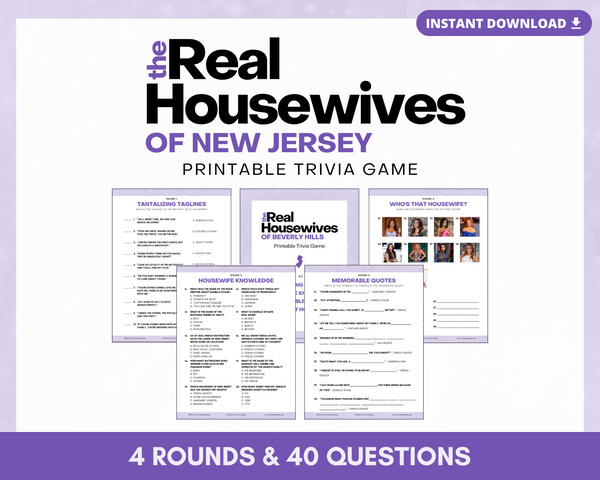 THE REAL HOUSEWIVES OF NEW JERSEY PRINTABLE TRIVIA GAME