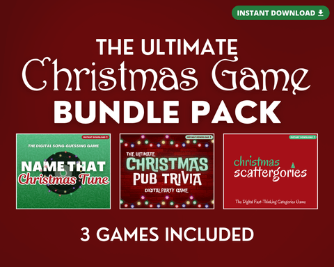 CHRISTMAS TRIVIA GAME BUNDLE PACK