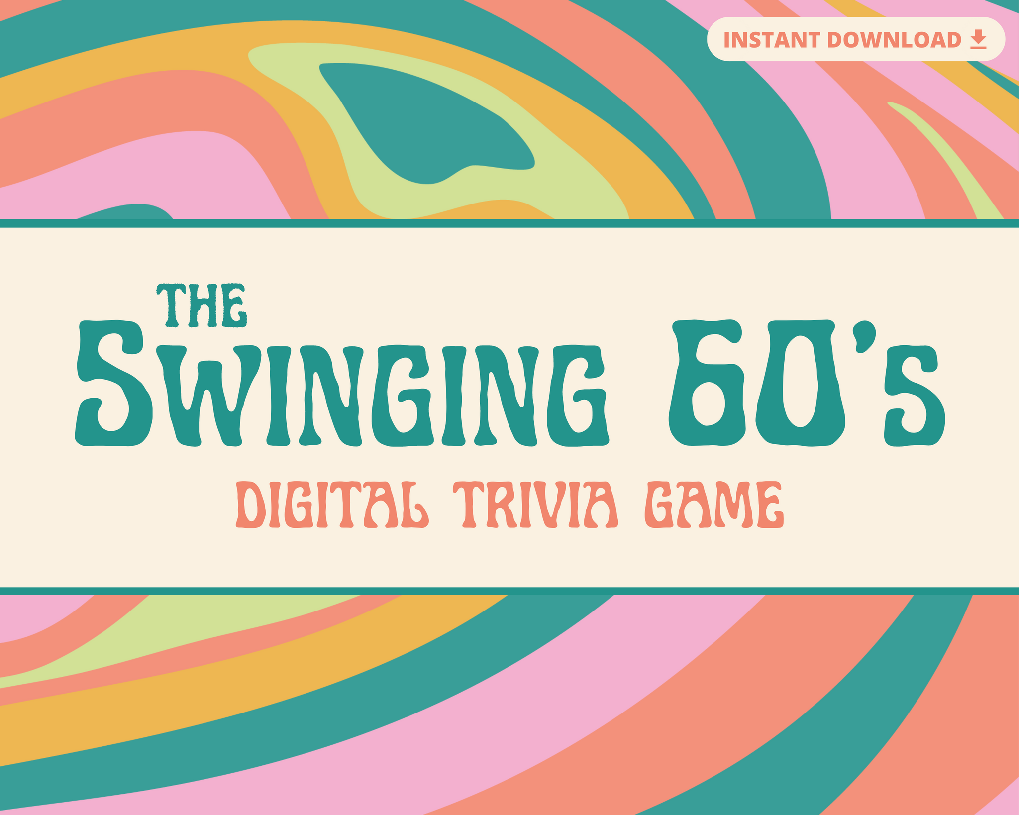 SWINGING 60'S DIGITAL TRIVIA GAME