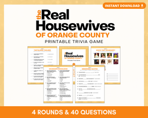 THE REAL HOUSEWIVES OF ORANGE COUNTY PRINTABLE TRIVIA GAME