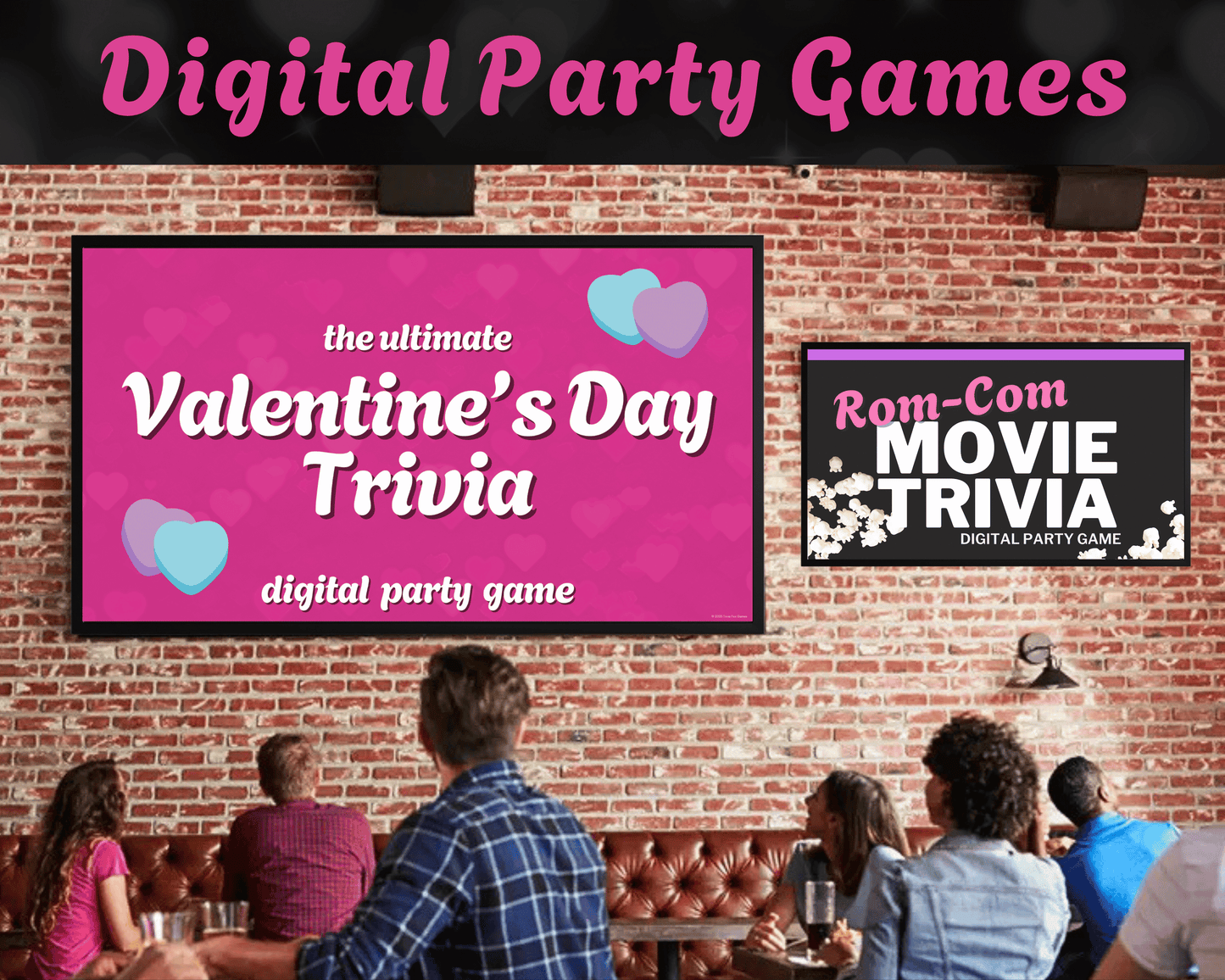 Valentine's Day Digital Game Bundle - 4 Games