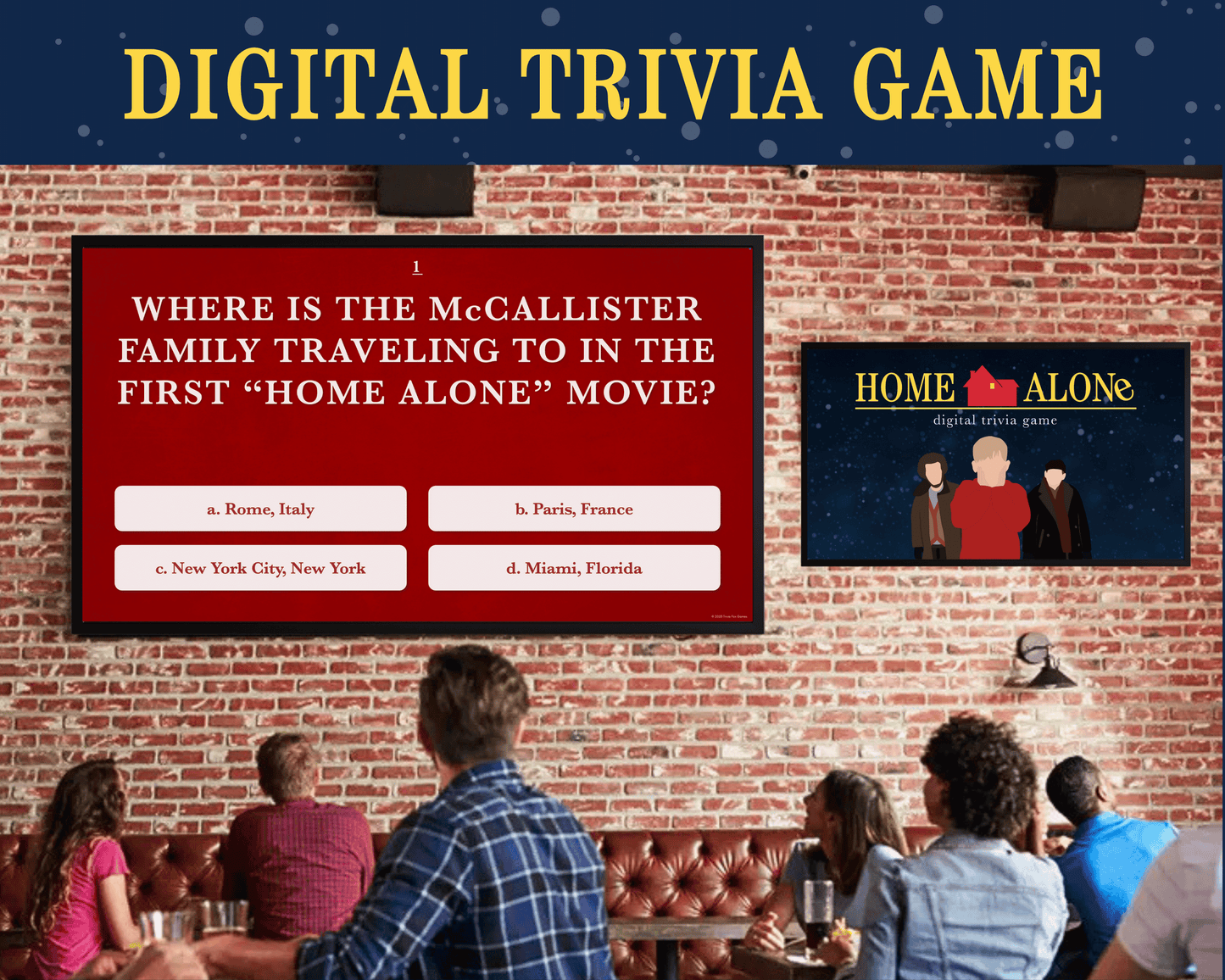 Home Alone Trivia Digital Party Game
