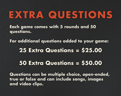 Custom Digital Trivia Game