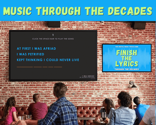 Finish the Lyrics Digital Trivia Game