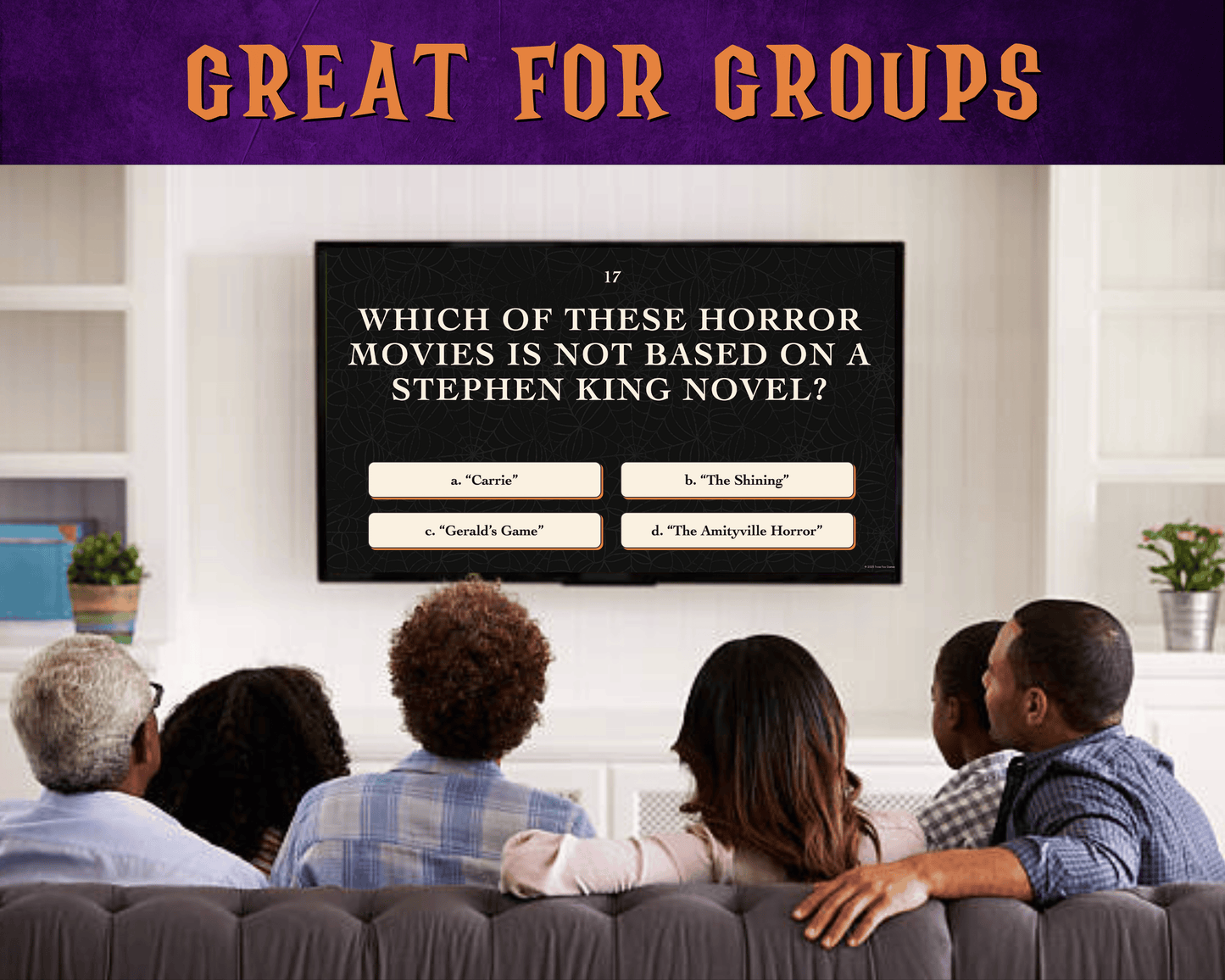 Halloween Trivia Digital Party Game