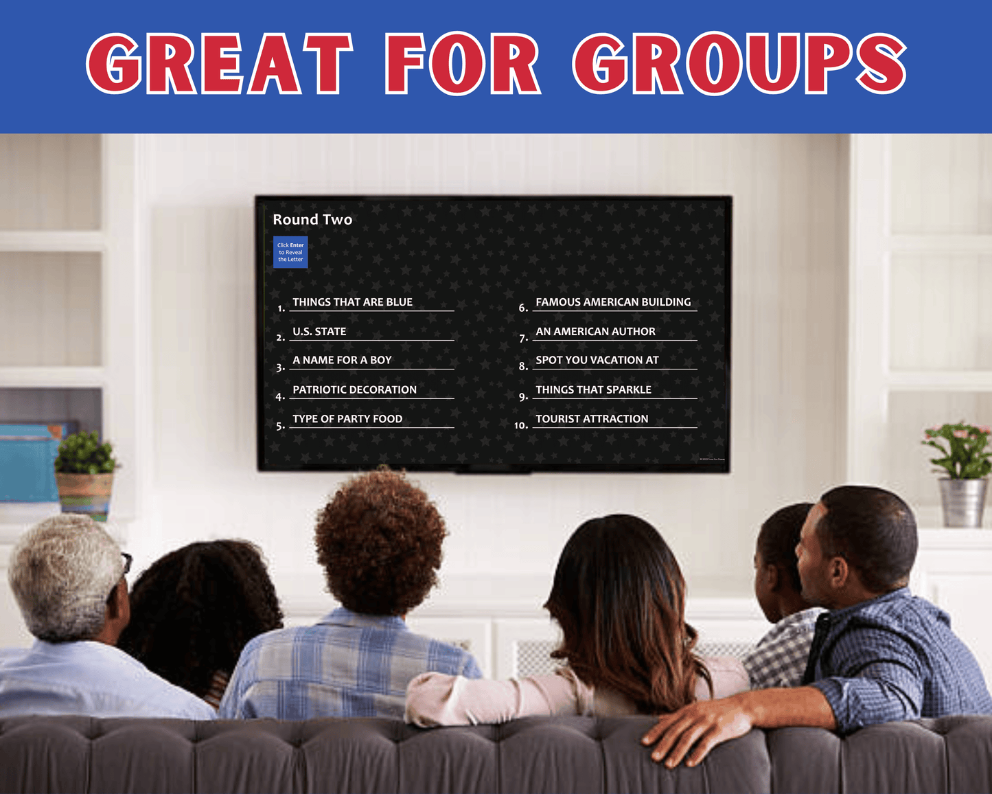 American Scattergories Digital Game
