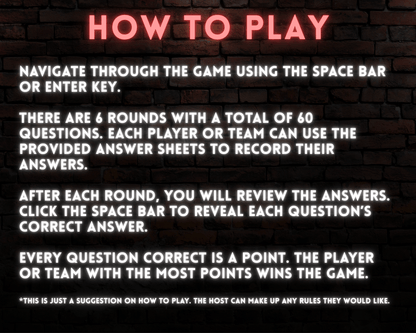 Pub Trivia Digital Game Bundle (Volumes 1-3)