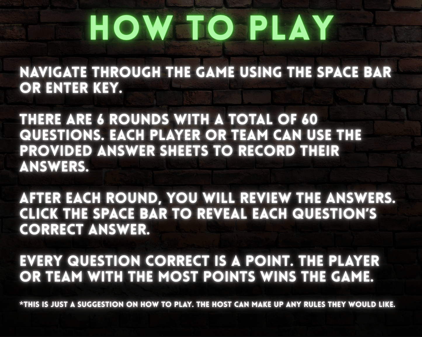 Pub Trivia Digital Party Game (Volume 4)