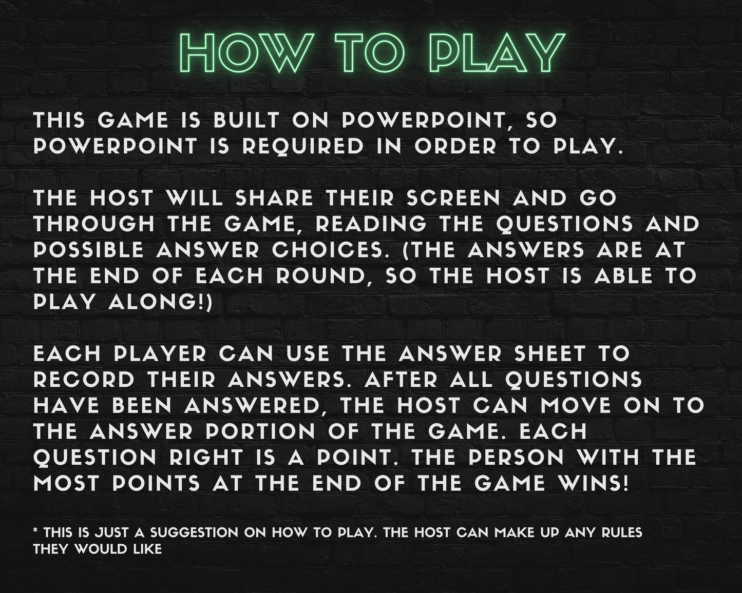 CHRISTMAS PUB TRIVIA DIGITAL GAME