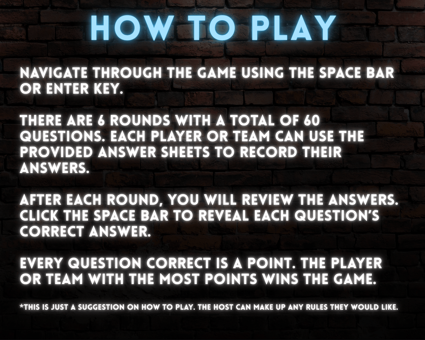 Pub Trivia Digital Party Game (Volume 2)