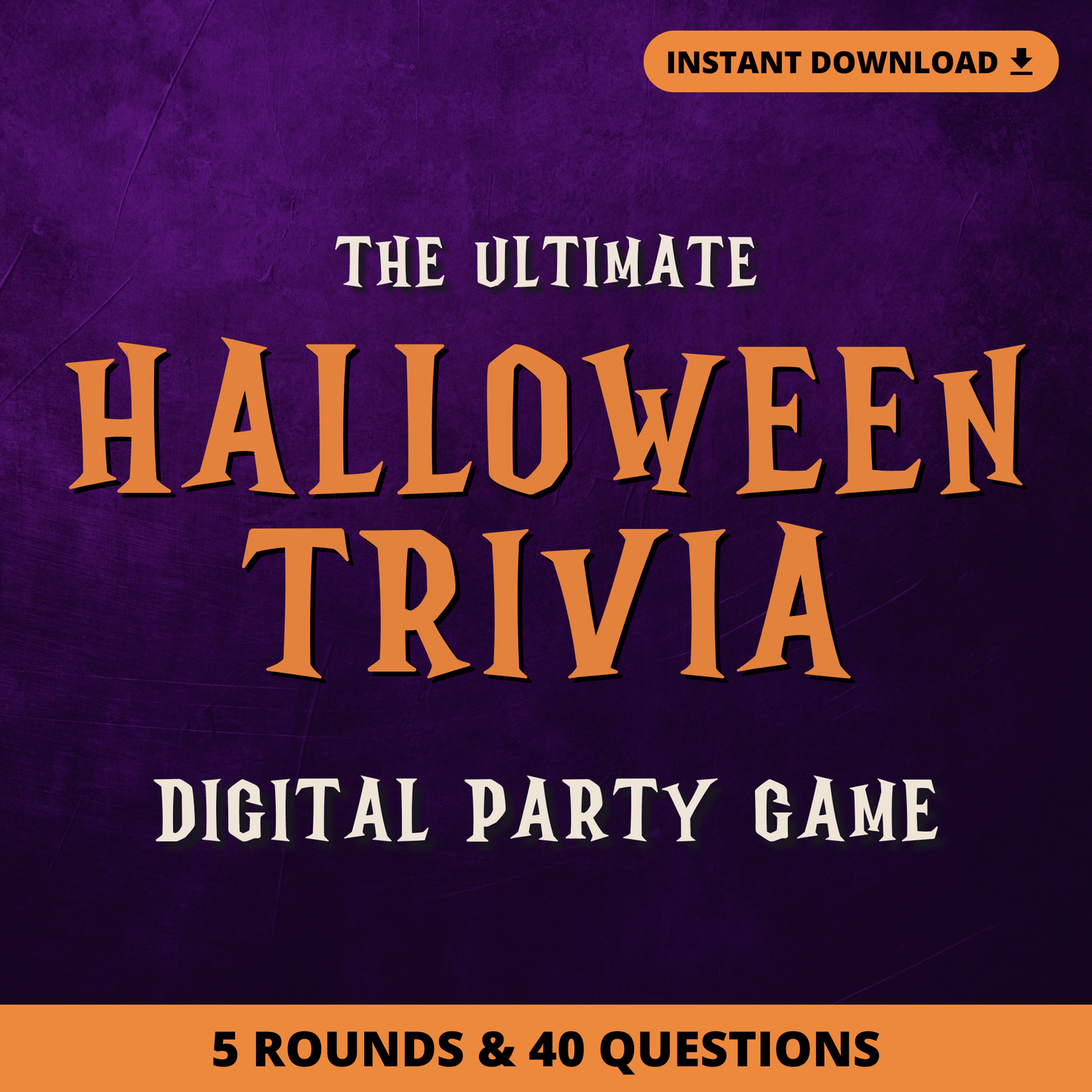 Halloween Trivia Digital Party Game