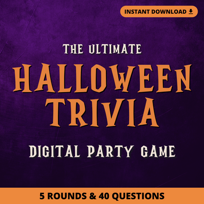 Halloween Trivia Digital Party Game
