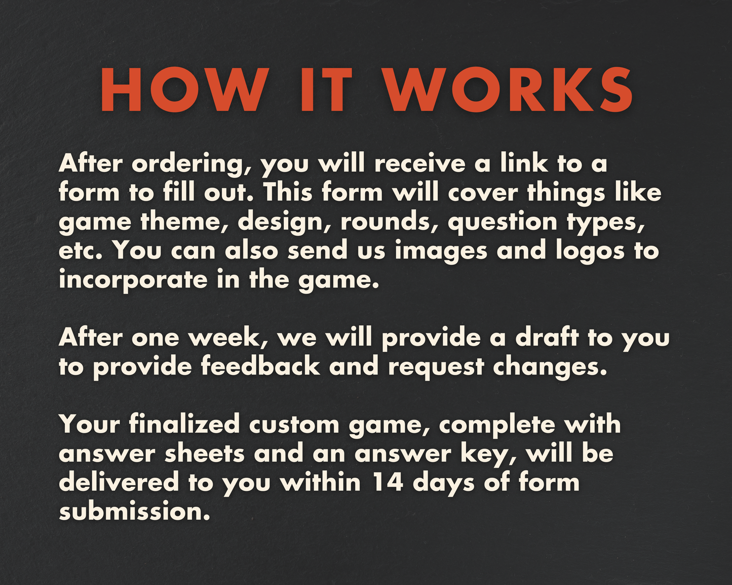 Custom Digital Trivia Game