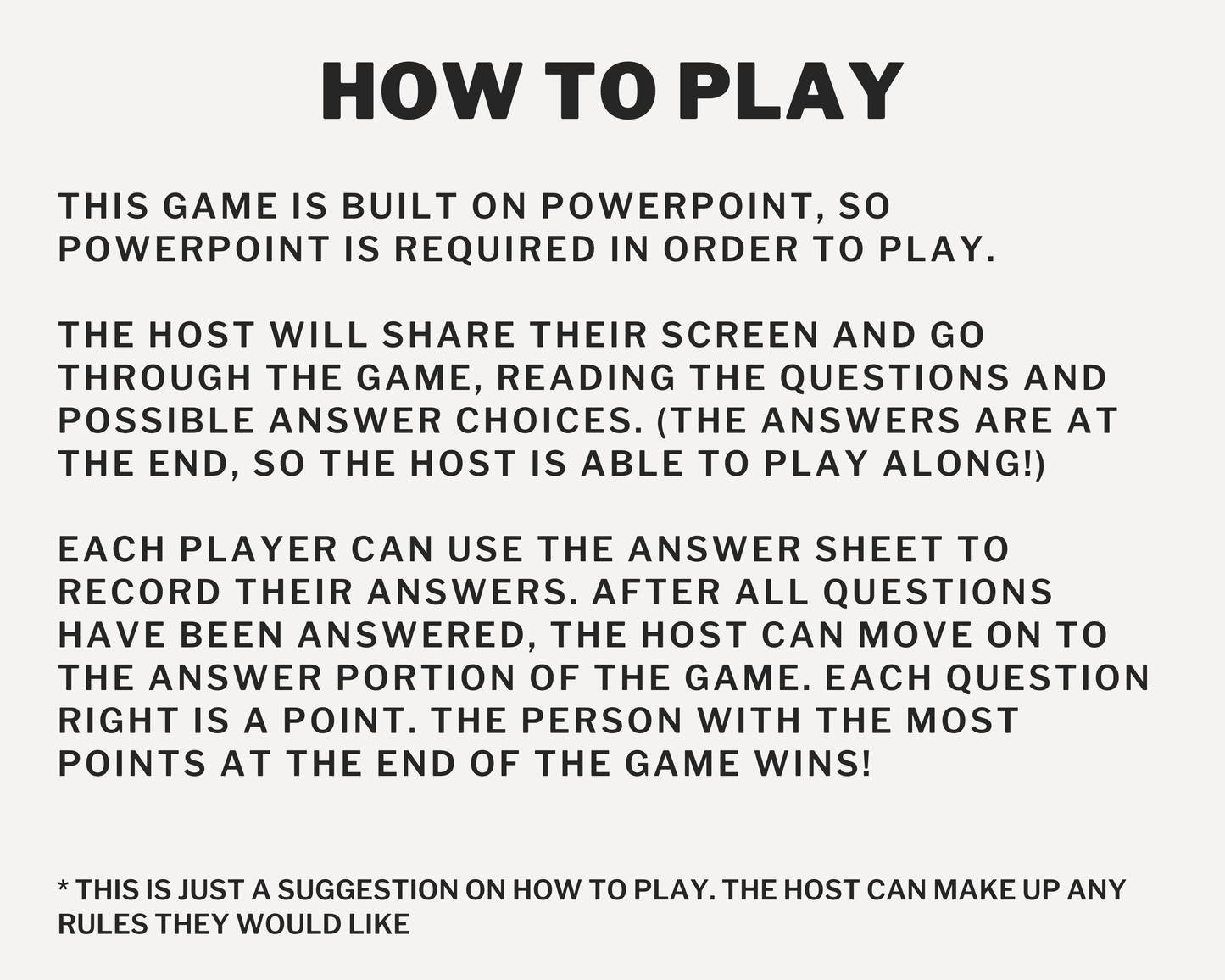 90'S MOVIE TRIVIA DIGITAL GAME