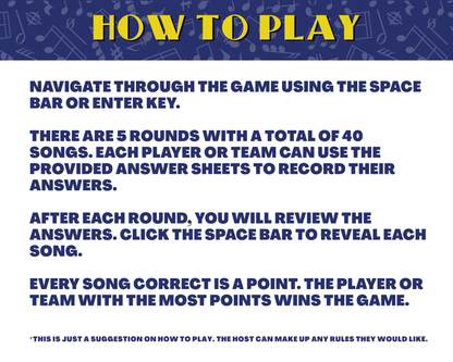 Name That Show Tune Digital Party Game