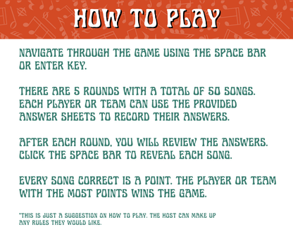 Name That 70's Tune Digital Game