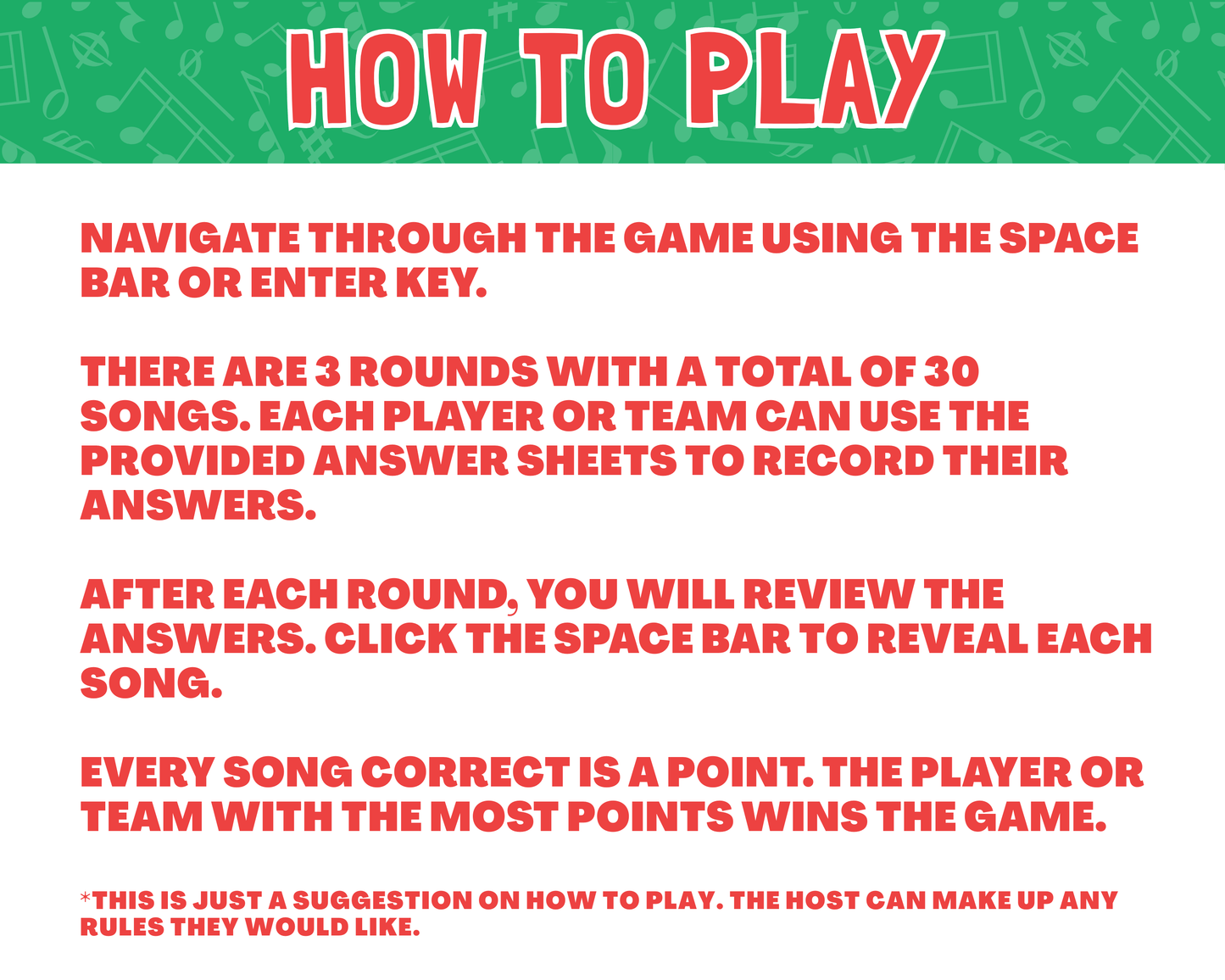 Name That Christmas Tune Digital Party Game