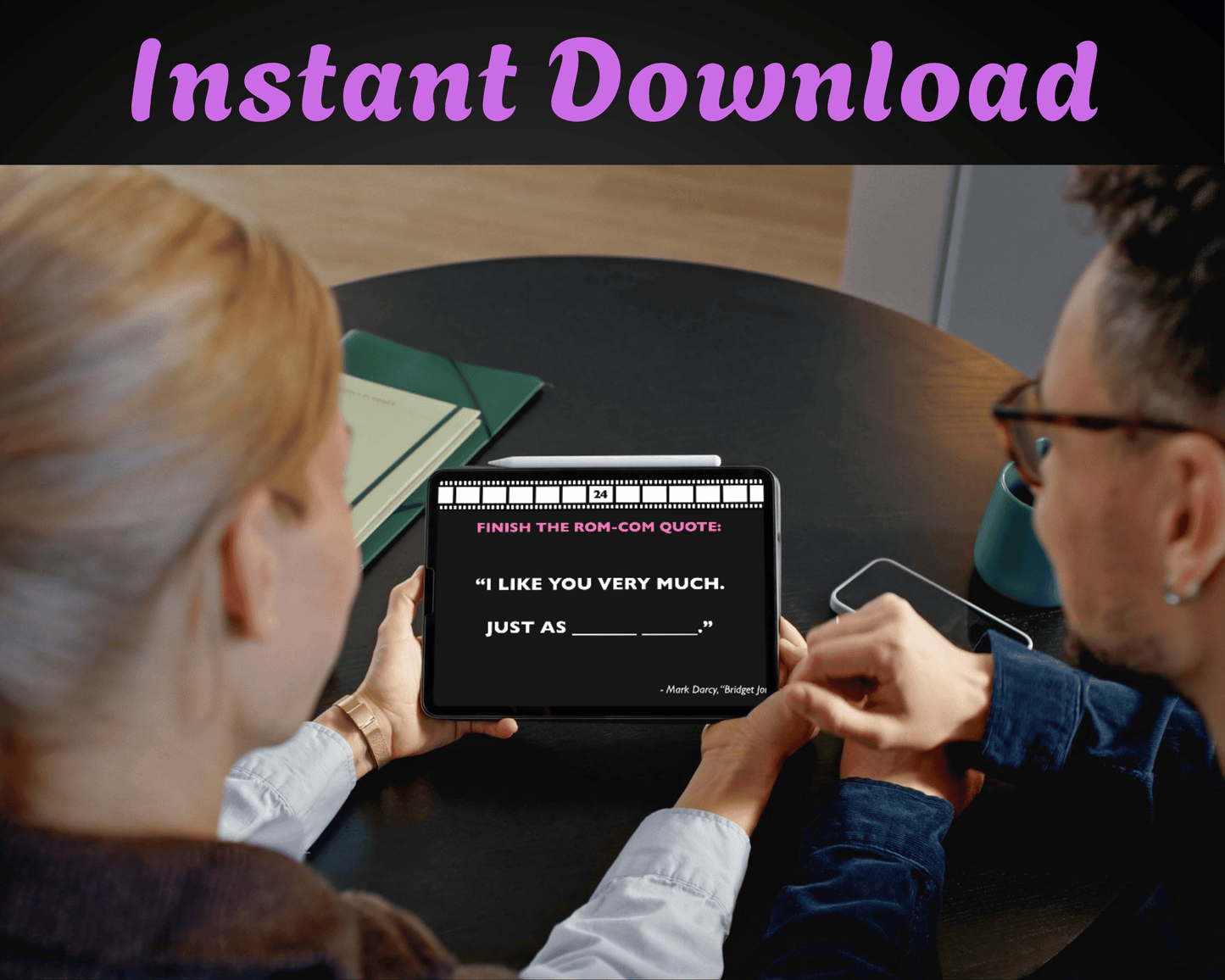 Rom-Com Movie Trivia Digital Game