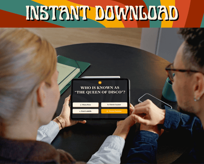 Groovy 70's Digital Trivia Game